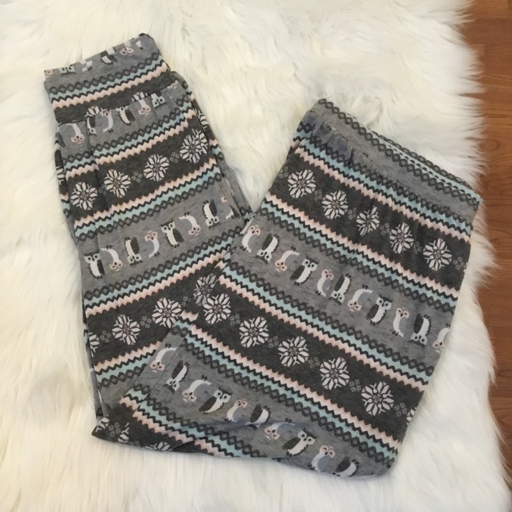 SONOMA XXL Owl themed pajama pants